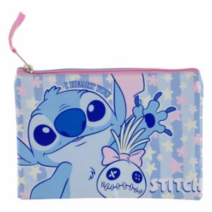 Lapicera Escolar Sencilla Diseño Lilo Y Stitch DISNEY 20X14X1 CM