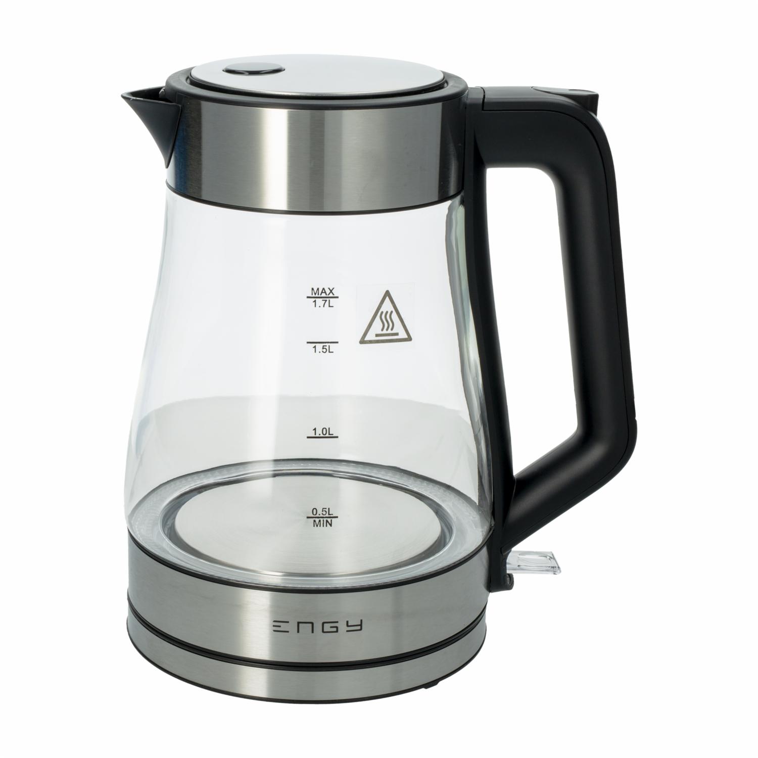 Hervidor Eléctrico Con Luz Led DIS-09101003SS ENGY 1.7 Litros - Imagen 2