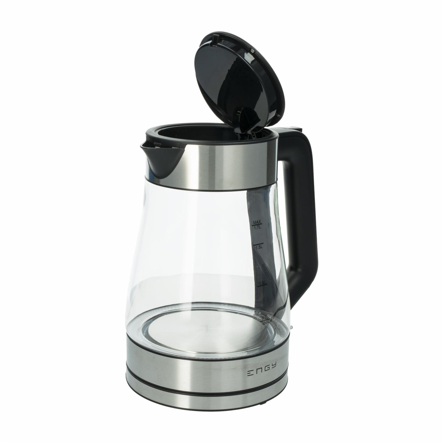 Hervidor Eléctrico Con Luz Led DIS-09101003SS ENGY 1.7 Litros - Imagen 3