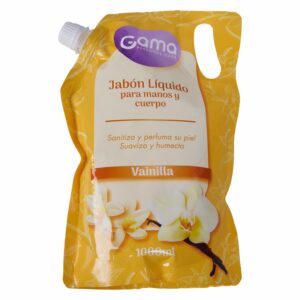 Jabón Líquido Para Manos Y Cuerpo Fragancia Vainilla GAMA 1000 Ml
