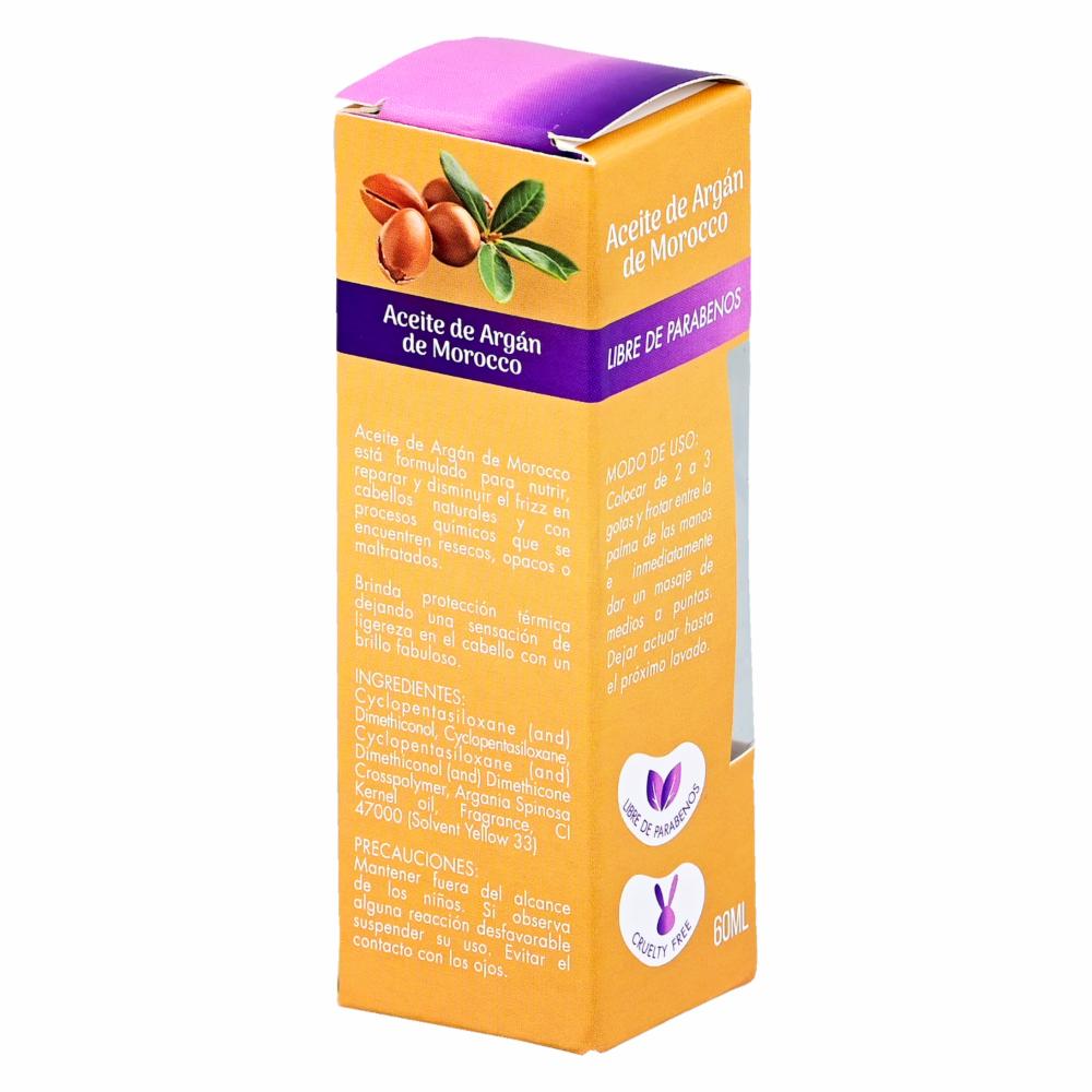 Óleo Capilar Aceite De Argán De Morocco GAMA 60 Ml - Imagen 2