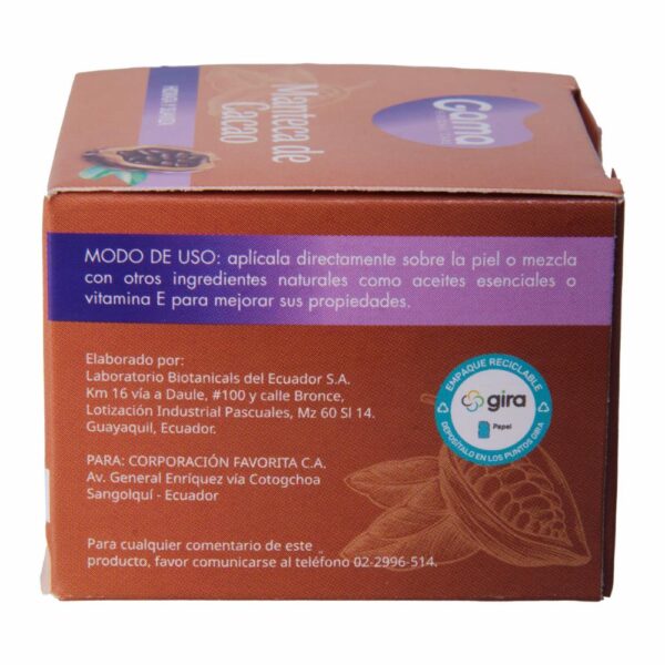 Mantéca De Cacao Hidrata Y Suaviza GAMA 50 G - Imagen 3