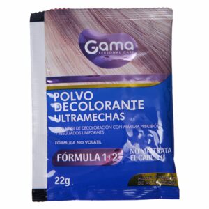 Decolorante Capilar En Polvo Ultramechas Fórmula No Volátil GAMA 22 G
