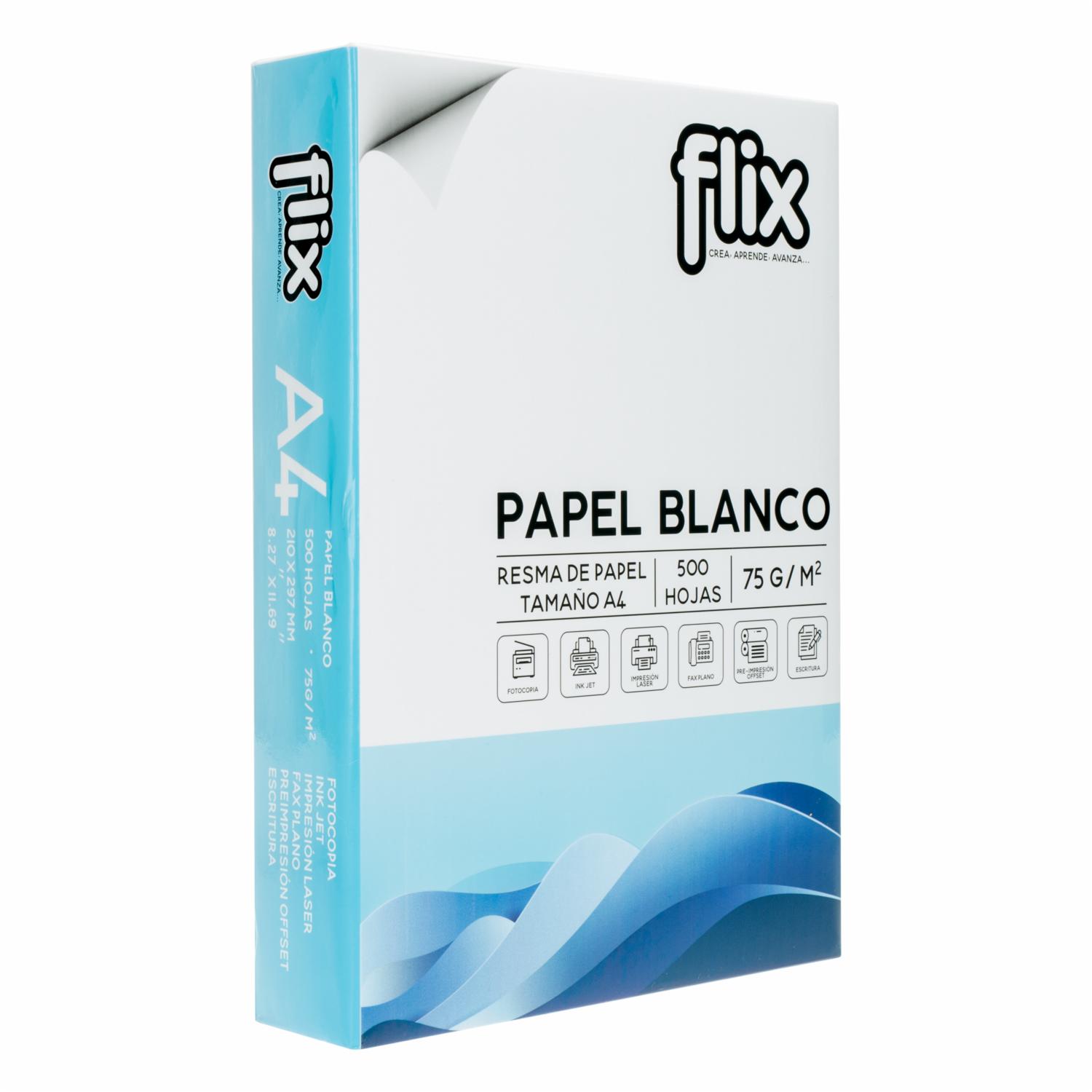 Resma De Papel Bon A4 FLIX 75 G - Imagen 3