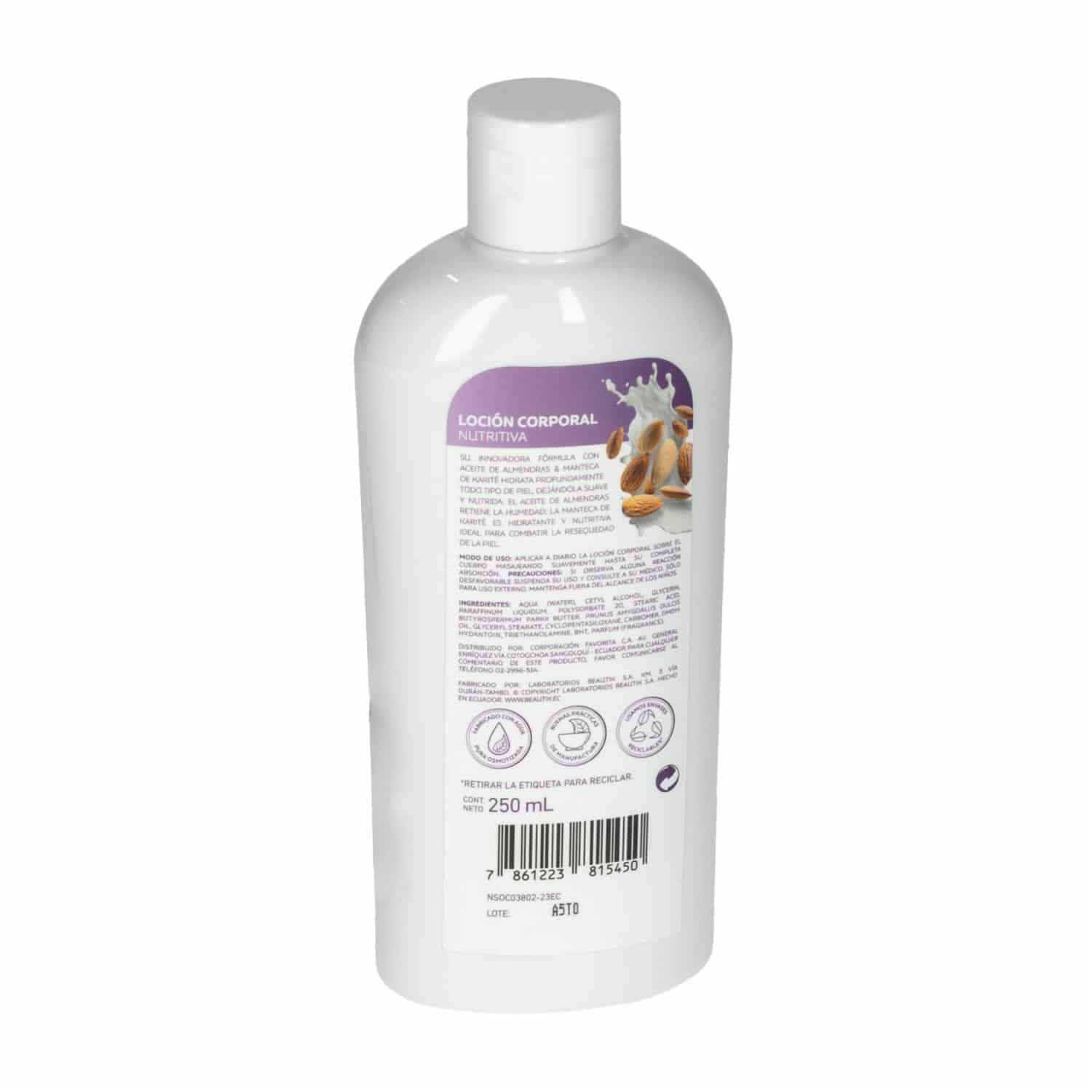 Crema Corporal Hidratación Profunda GAMA 250 Ml - Imagen 2
