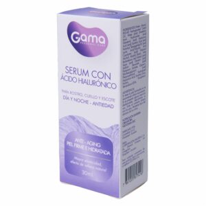 Sérum Facial Antiedad Con Ácido Hialurónico Para Día Y Noche GAMA 30 Ml