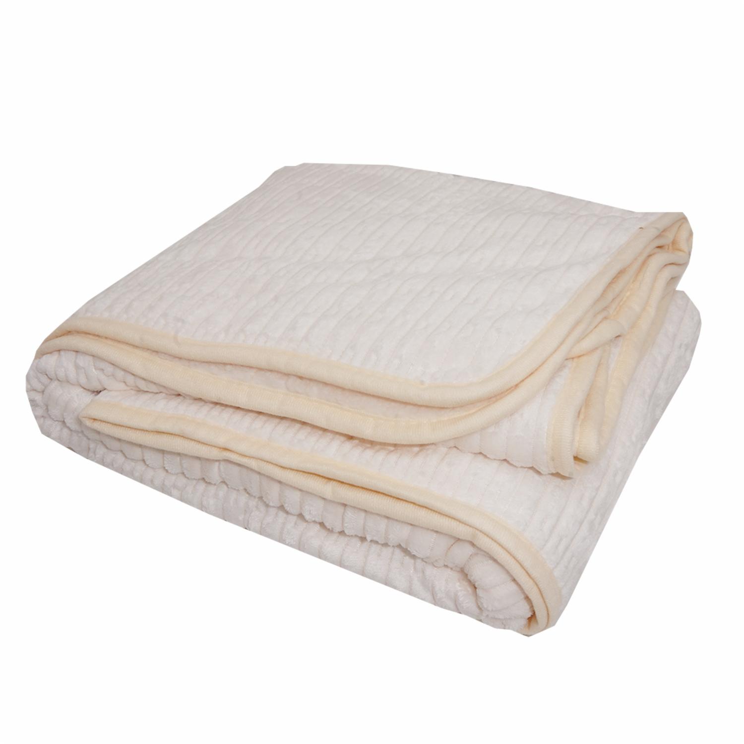 Cobija Sherpa Textura Beige CASAMIGA 2 Plazas - Imagen 3