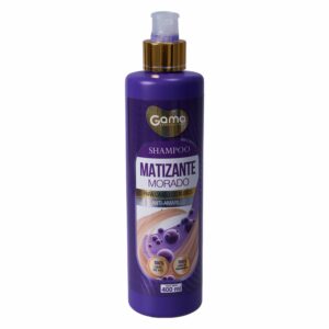 Shampoo Para Cabello Matizante Morado Anti-Amarillo Para Cabellos Rubios GAMA 400 Ml