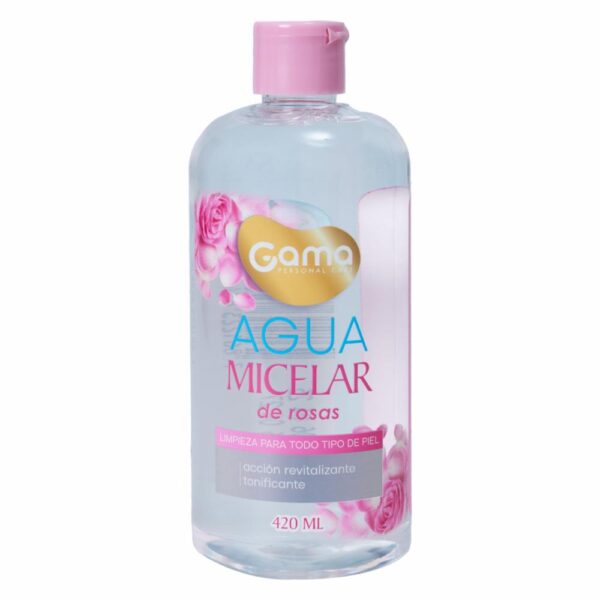 Agua Micellar Desmaquillante De Rosas Para Todo Tipo De Piel GAMA 420 Ml - Imagen 2