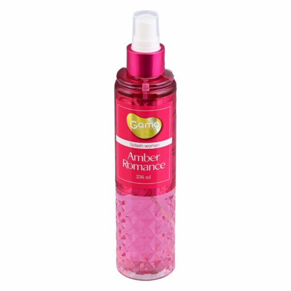 Splash Corporal Para Dama Fragancia Floral Amber Romance GAMA 236 Ml