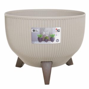 Macetero Deco Lines Bajo Beige CASA PICA 9,5 Litros