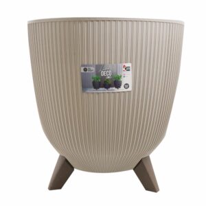 Macetero Deco Lines Alto Beige CASA PICA 24 Litros