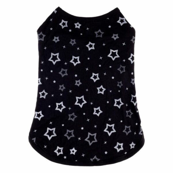 Pijama Para Perro Color Negro Con Estrellas WELLMAN Talla Grande - Imagen 2