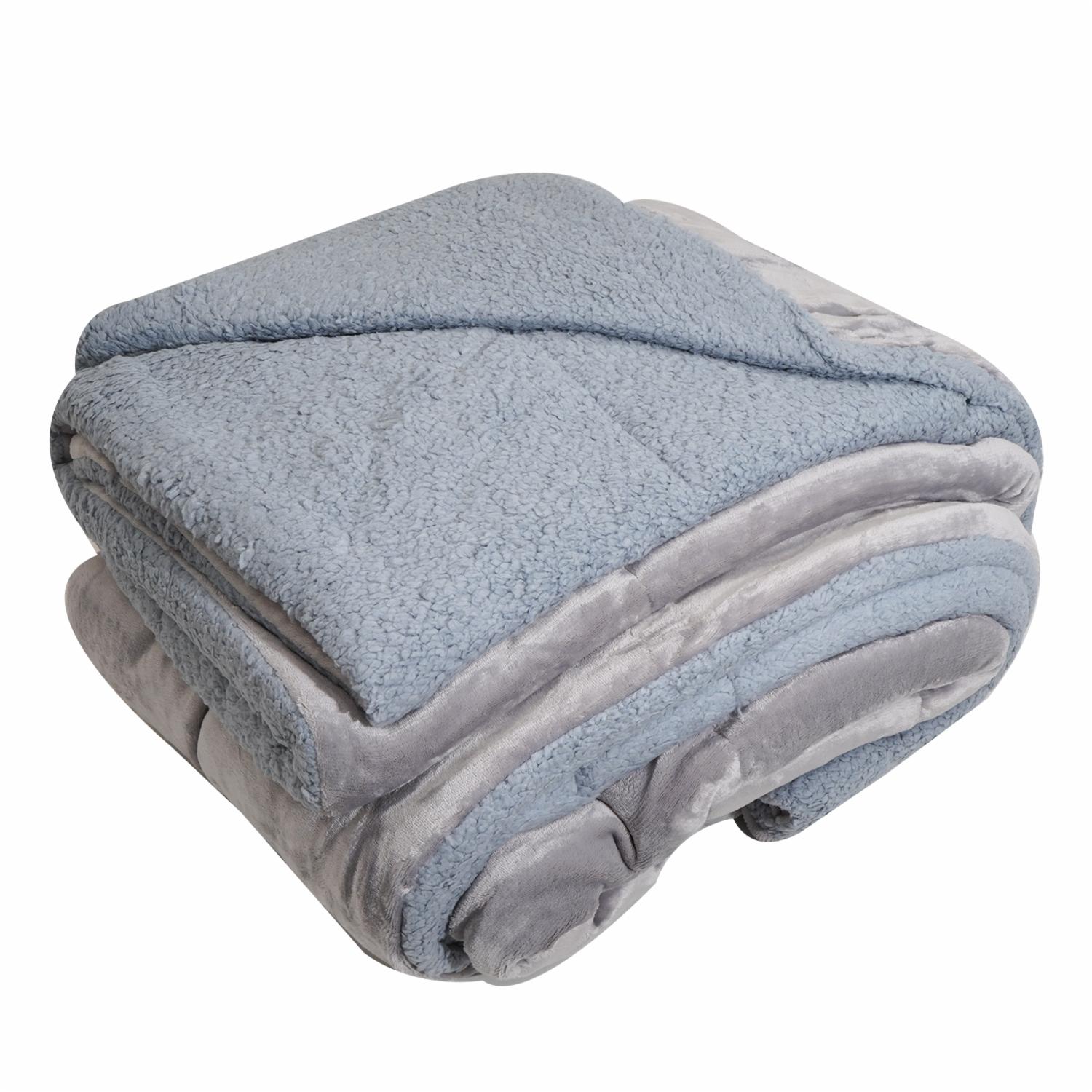 Cobertor Snowy LO12 Plata EDÉN - Imagen 2