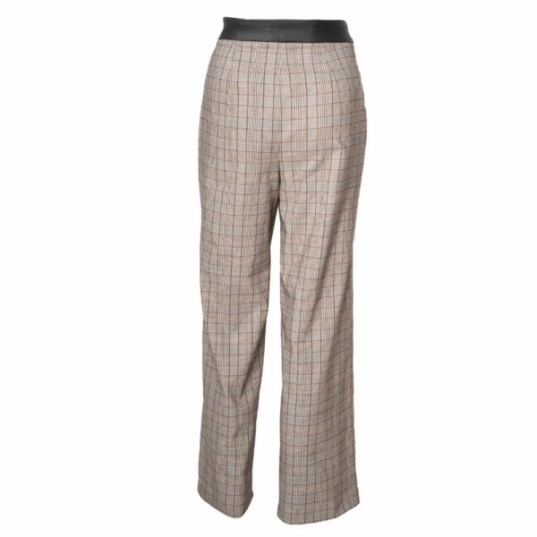 Pantalón Pretina De Cuerina Basta Recta TREND & STYLE - Imagen 6