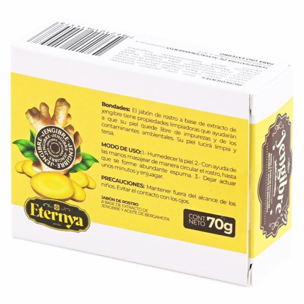 Jabón Facial De Jengibre ETERNYA 70 G - Imagen 2
