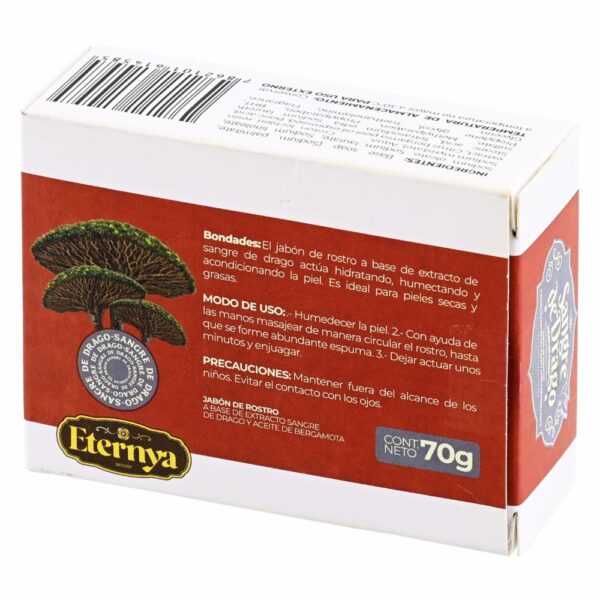 Jabón Facial De Sangre De Drago ETERNYA 70 G - Imagen 2