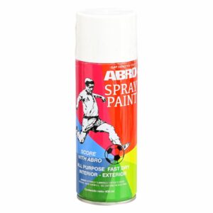 Pintura En Spray Blanco Brillante ABRO 400 Ml