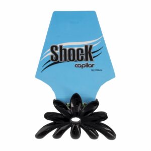 Pinza Caiman Flor Color Negro SHOCK Unidad