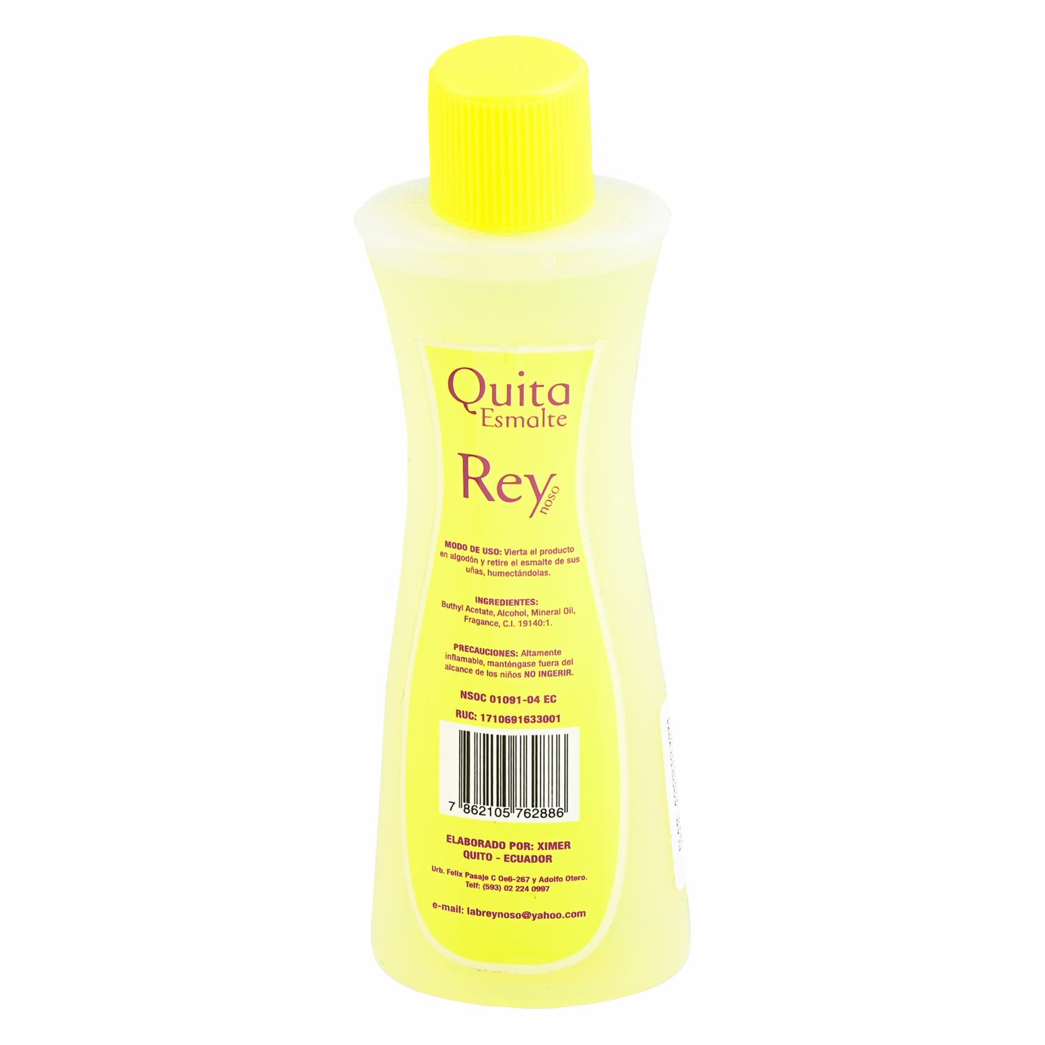 Quita Esmalte Flor Limón REY 135 Ml - Imagen 2