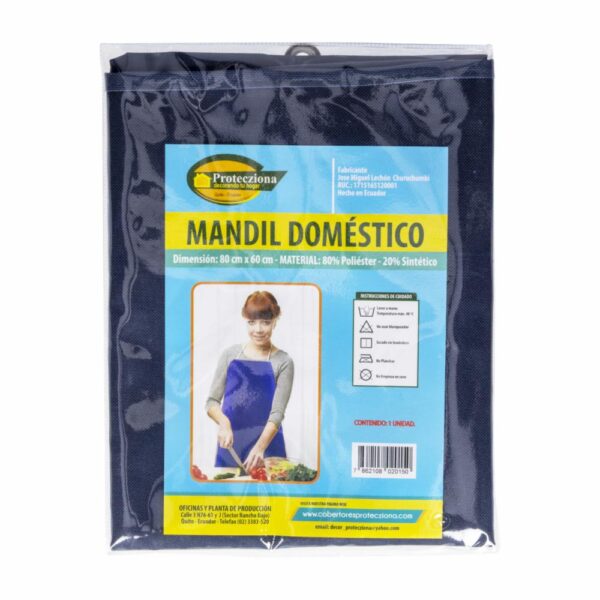 Mandil De Lona Llana Cocina 60 X PROTECZIONA Unidad - Imagen 2