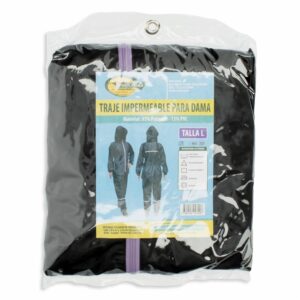 Traje Impermeable Negro Para Dama PROTECZIONA