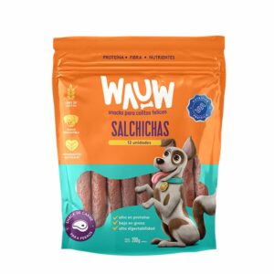 Snack Para Perros Salchichas Masticables WAUW 200 G