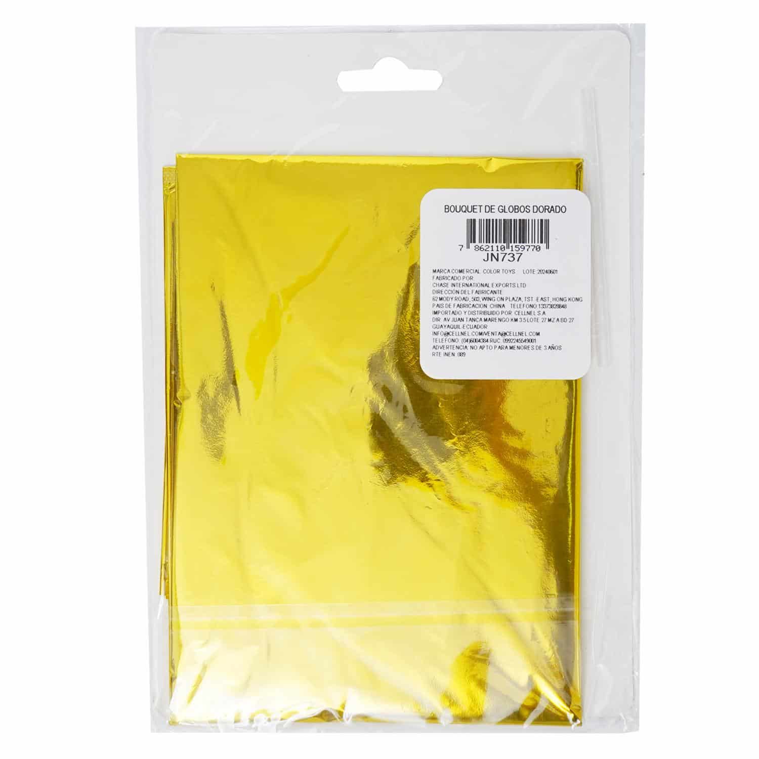 Bouquet De Globos Dorado COLOR TOYS Unidad - Imagen 2