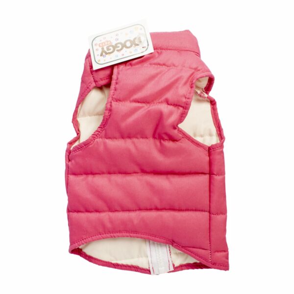 Chaleco Para Perro Acolchado Color Rosa DOGGO Talla Pequeña - Imagen 2