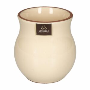 Jarro Alfarero Crema Miel MESTIZA 10 Cm