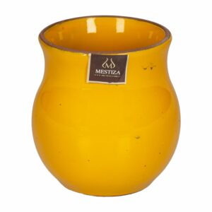Jarro Alfarero Mostaza Miel MESTIZA 10 Cm