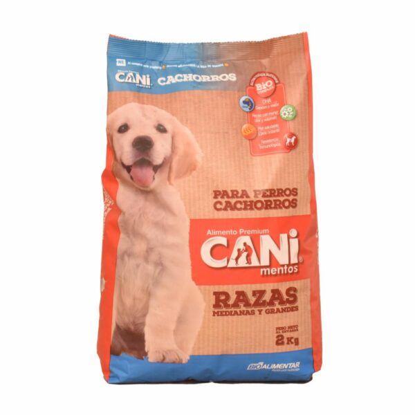 Alimento Para Perros Cachorros De Razas Medianas Y Grandes CANIMENTOS 2 Kg
