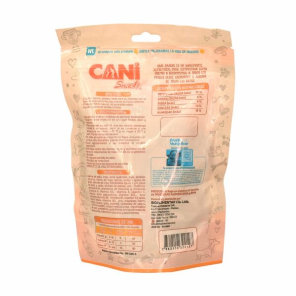 Galletas Para Perros Fortalecimiento Inmunológico Todas Las Razas Y Edades Sabor A Frutos Tropicales CANI SNACKS 200 G - Imagen 3
