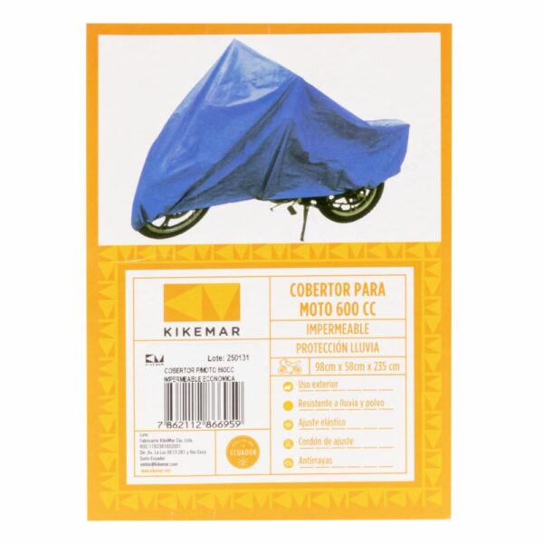 Cobertor Impermeable Para Motocicleta KIKEMAR Universal - Imagen 2