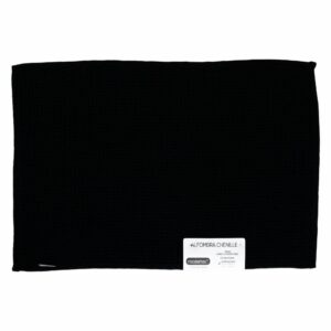 Alfombra De Baño Chenille Negro MODERTEX 60X40 Cm