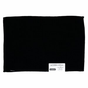 Alfombra De Baño Chenille Negro MODERTEX 60X40 Cm