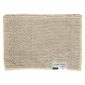 Alfombra Para Baño Chenille TonoBeige MODERTEX 90 cm x 60 cm
