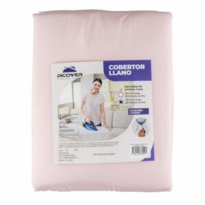 Forro Tabla De Planchar Grande Color Rosado DICOVER 130 X 45 Cm