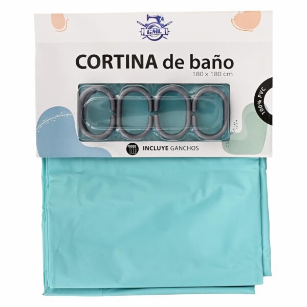 Cortina De Baño Llana Aqua GMC