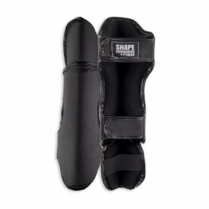 Canilleras De Kickboxing Color Negro SHAPE Grande