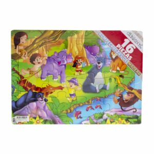 Rompecabezas De Madera 16 Piezas Animales Y Niños DIDAKTECA 22Cm X 30 Cm