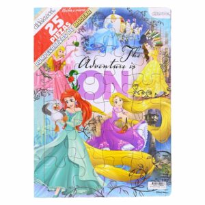 Rompecabezas De Madera 25 Piezas De Princesas DIDAKTECA 33Cm X 24 Cm