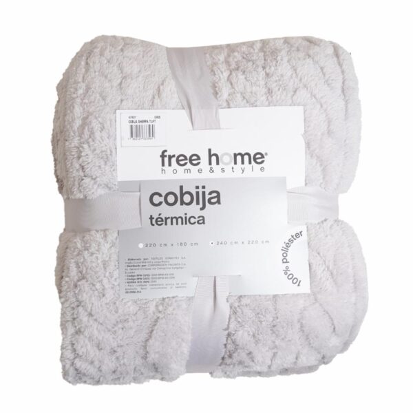 Cobija Sherpa Tuft Palo De Rosa FREE HOME - Imagen 3