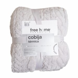 Cobija Sherpa Tuft Gris FREE HOME