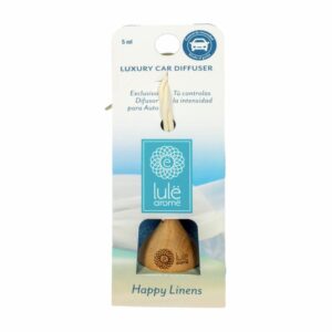Difusor Ambiental Para Auto Fragancia Happy Linens LULË AROMË 5 Ml