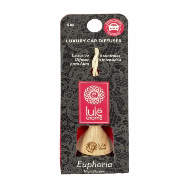 Difusor Ambiental Para Auto Fragancia Euphoria Night Passion LULË AROMË 5 Ml