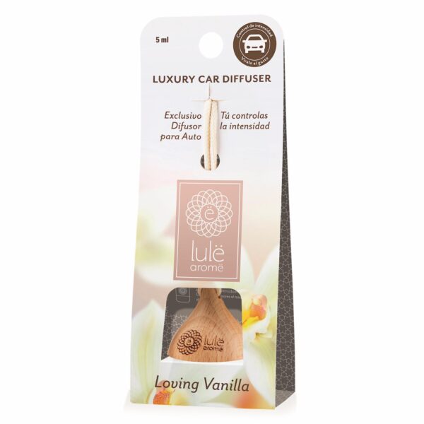 Difusor Ambiental Para Auto Fragancia Loving Vainilla LULË AROMË 5 Ml - Imagen 3