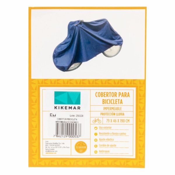 Cobertor Impermeable Para Bicicleta KIKEMAR Universal - Imagen 2