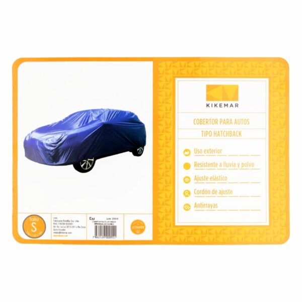 Cobertor Impermeable Económico Vehículos Hatchback KIKEMAR Universal - Imagen 3