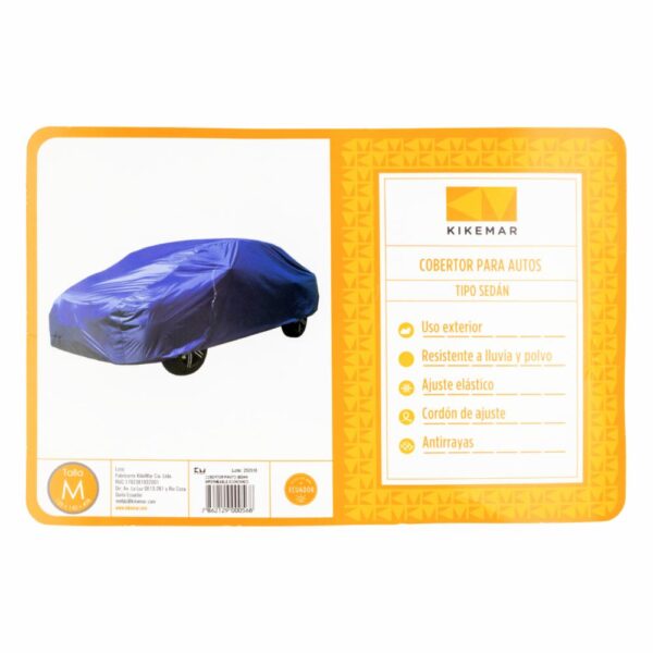 Cobertor Impermeable Económico Vehículos Sedan KIKEMAR Universal - Imagen 3